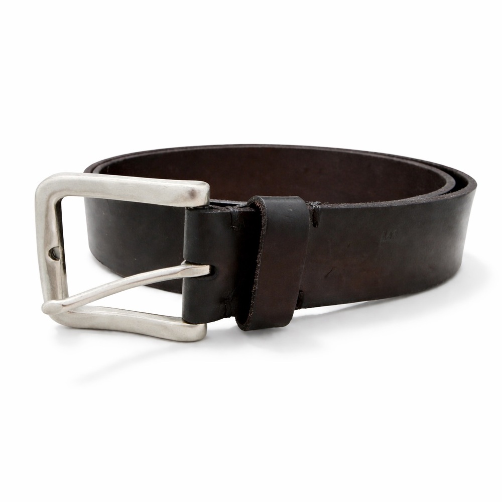 Frye Leather Belt Size 40 Black Classic Western Biker Motorcycle Rugged Heritage